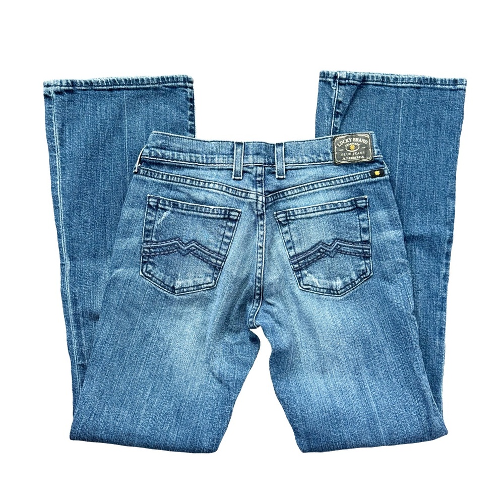 VTG LUCKY BRAND Y2K SWEET’ N LOW MID-WASH DENIM JEANS // SIZE 25🩵